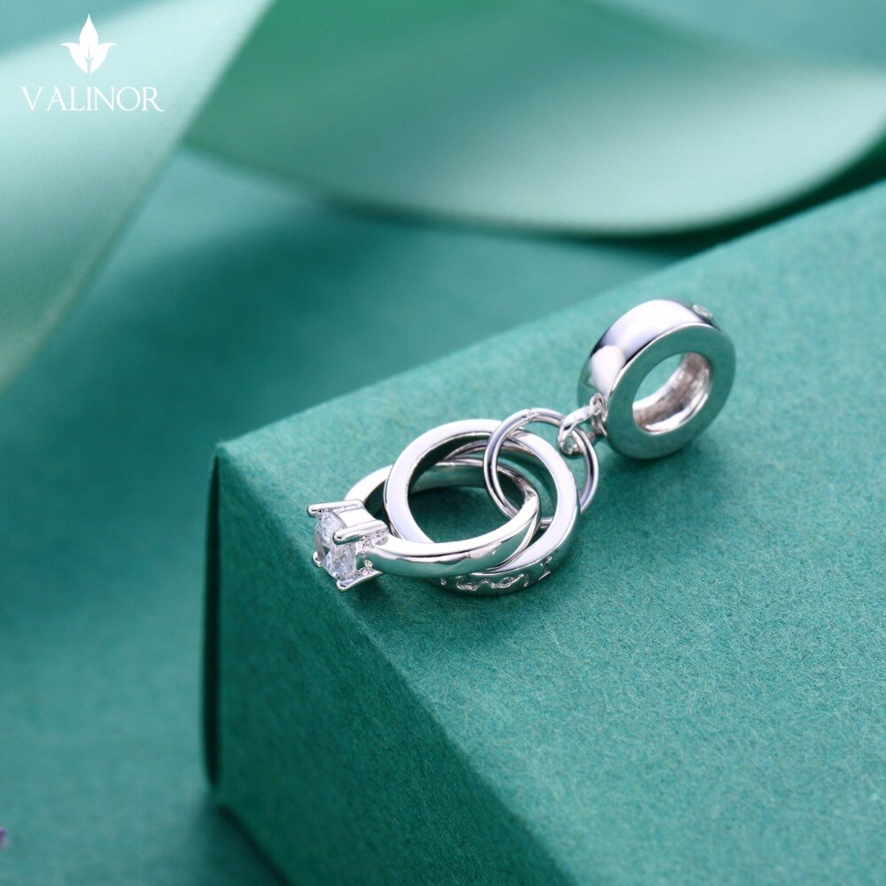 Video! Ihre Ring 925 Sterling Silber perlen Reize passen Armbänder Nie ändern farbe DDBJ131