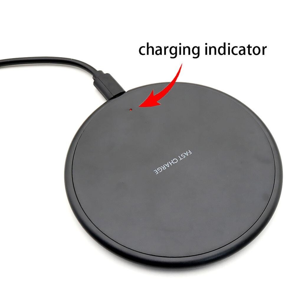 Qi trådløs oplader til iphone 8 x xr xs max  qc3.0 hurtig trådløs opladning til samsung  s10 s9 note 8 9 usb oplader pad