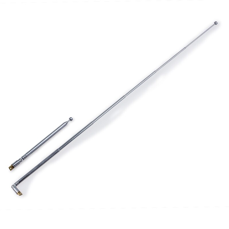 Antena telescópica da antena da substituição 49cm 19.3 &quot;6 seções para a tevê de rádio