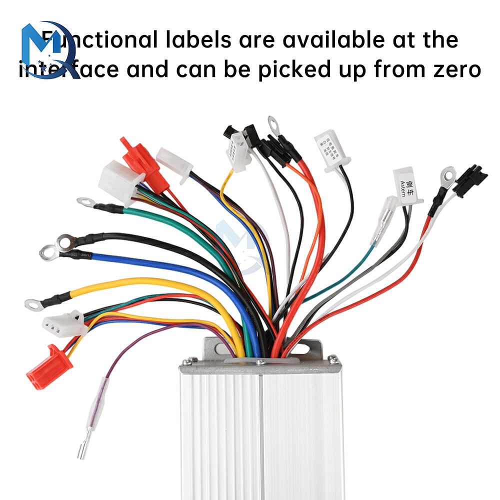 36-72V E-bike Intelligente Borstelloze Controller Voor E-bike Elektrische Scooter Accessoires 350W-1500W