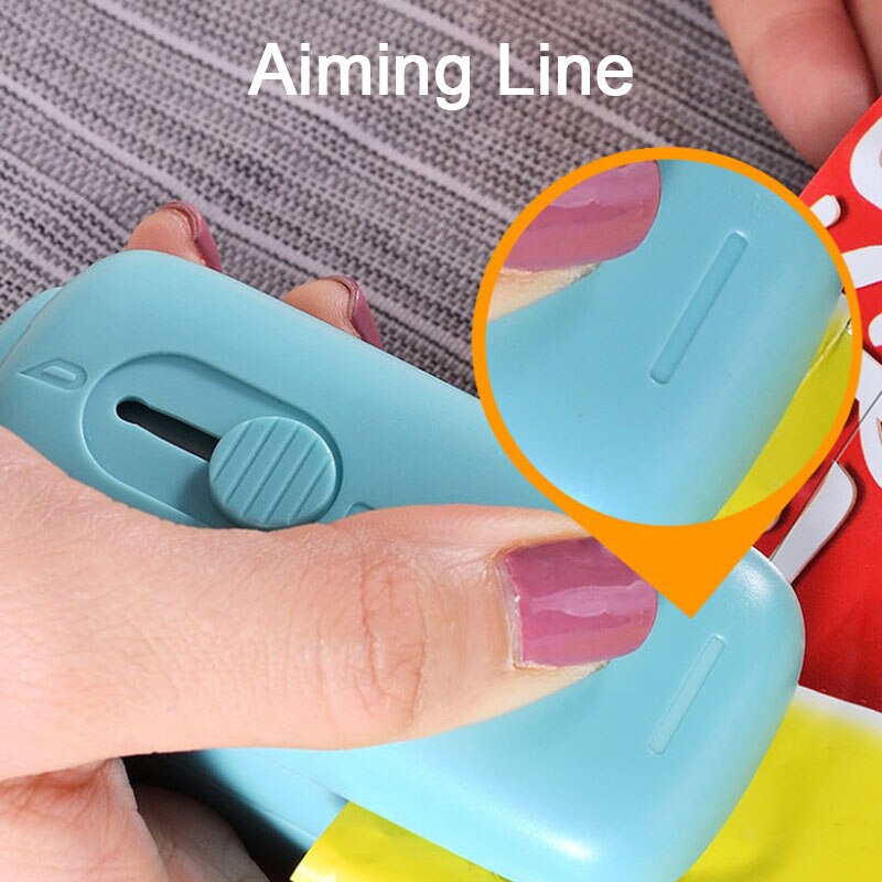 Handheld Mini Elektrische Warmte Sluitmachine Creatieve Food Vacuum Sealer Draagbare Tas Clip Seal Verpakking Plastic Impuls Sealer # R5