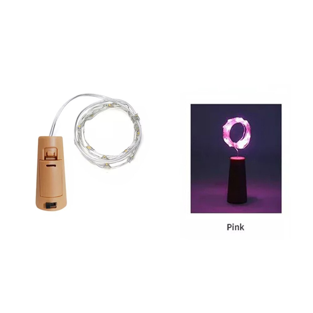 Bar LED wein flasche kork Schnur lichter dekoration girlande wein flasche Gebühr lichter Weihnachten kupfer draht Schnur lichter: verrotten / 0.5W