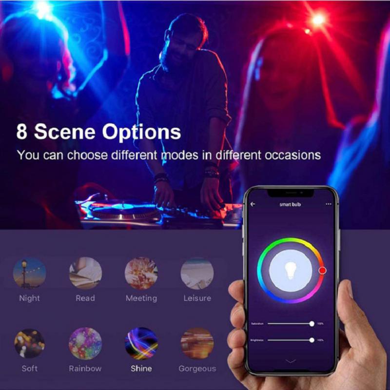 Cozylife – projecteur intelligent WIFI GU10 RGBCW, avec application Mobile, gradation et correspondance des couleurs, compatible avec Alexa, contrôle de haut-parleur, Homekit