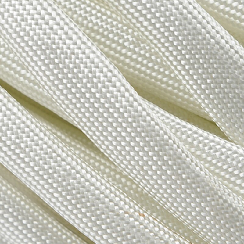 Hvid glasfiberslange 1 stk lagging isolering udstødning 2m holdbar