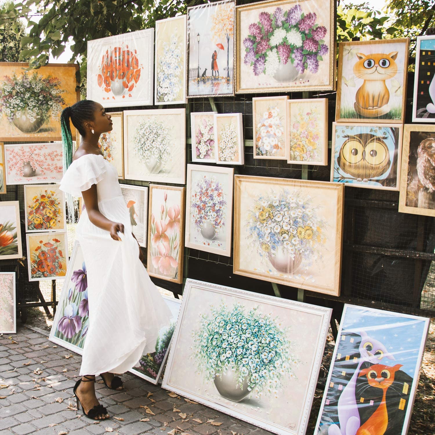 6Pcs/Lot PHOENIX Artist Painting Canvas Panels Triple Primed Cotton Multi Size Canvas Boards for Oil & Acrylic Paint Drawing