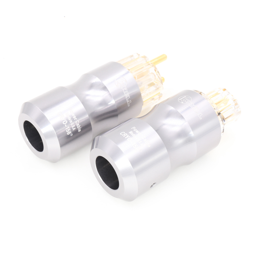 Krell 24K Gold Plated Europe Standard Male Mains AC Power Plug Audio HIFI European Female Power Supply Socket