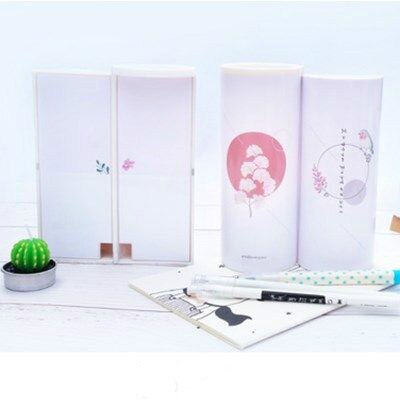 Meisjes Grade 4 Droom Pen Box Mode Penhouder Verse Jongen Basisschool Cilinder multifunctionele Schrijfmap Briefpapier tas: Fresh bird