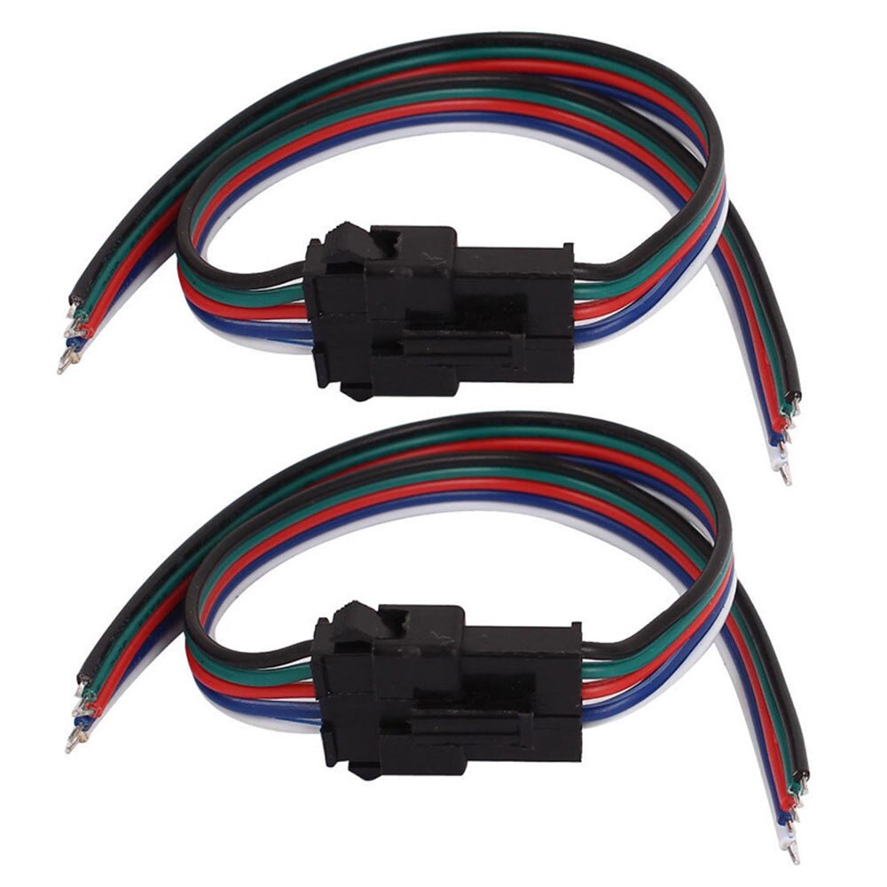 10pair~100pairs 3pin 4pin 5pin 6pin JST LED Connectors,Male And Female Connector for 3528 5050 RGB RGBW RGBWW LED Strip light
