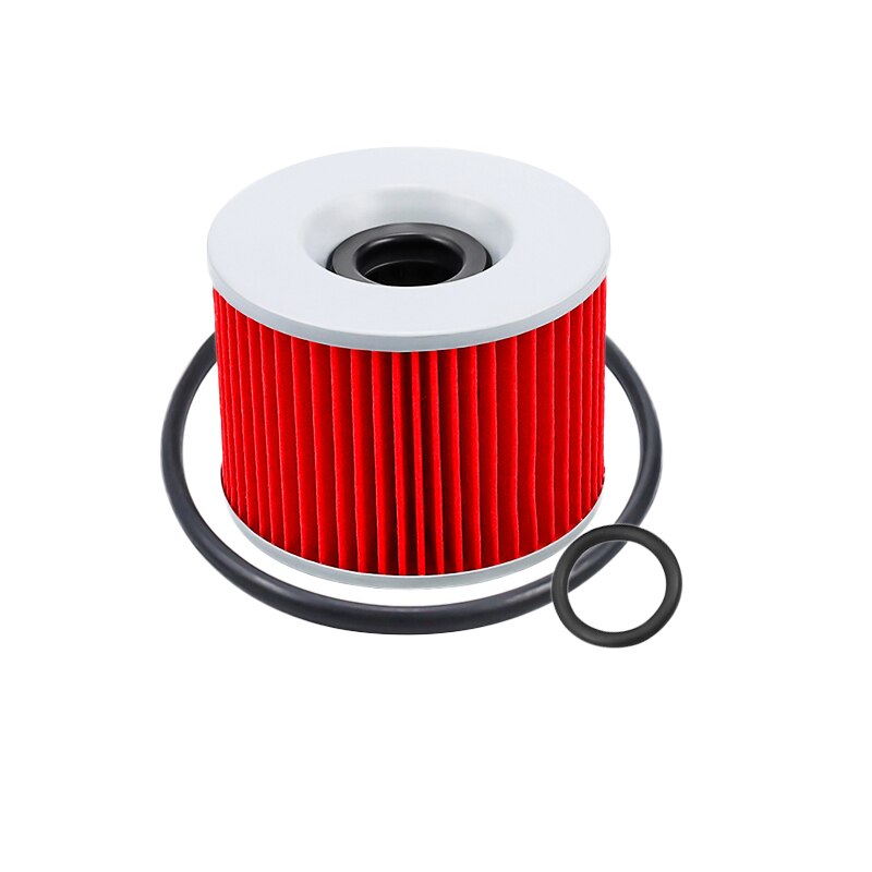 1/2/4 Pcs Motorcycle Oil Filter for Kawasaki ZX400F ZX550 GPZ550 ZX600 Ninja 600R ZX 600 ZX750 ZX900 ZX1000 ZX1100 ZX7 ZX10 ZX11: Red-1 pc