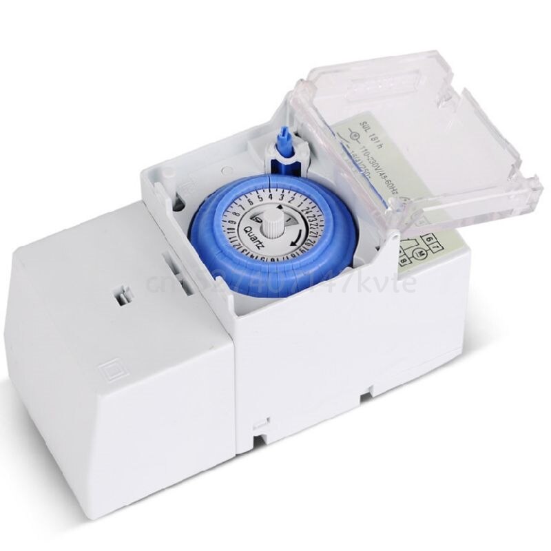 SUL181H Mechanical Timer Switch 220V 16A 24H 8 Settings Manual/Auto Controller