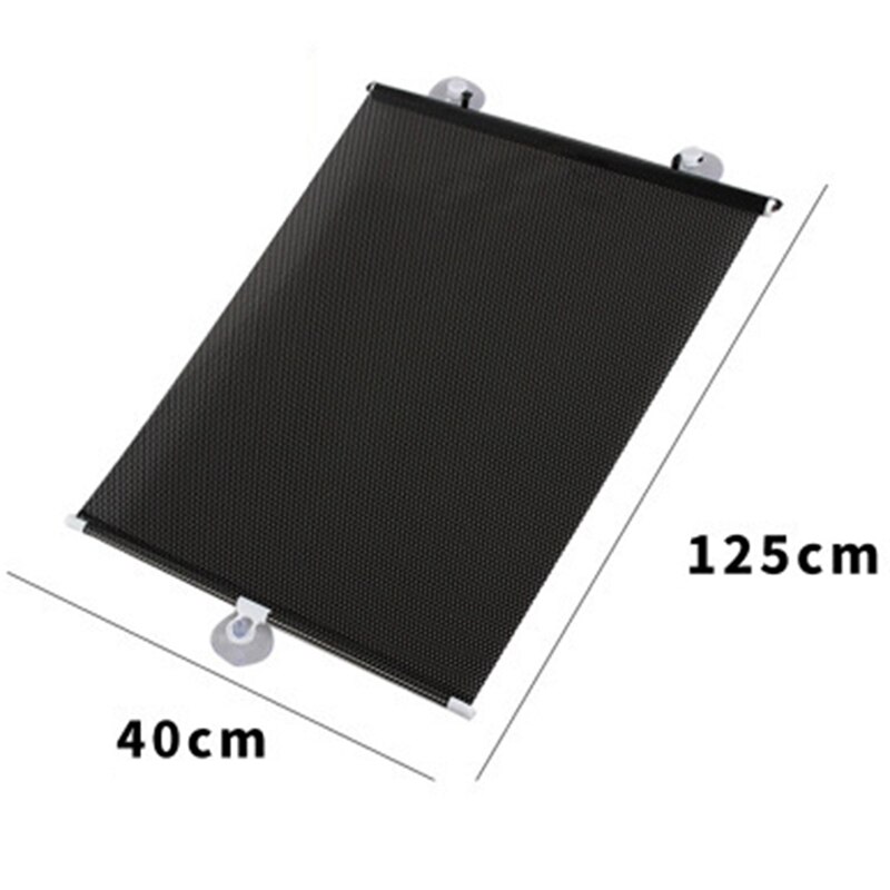 Universal Window Sunshades PVC Windows Sun Shade Car Front Rear Side Retractable Anti UV Sun Visor Accessories Protection