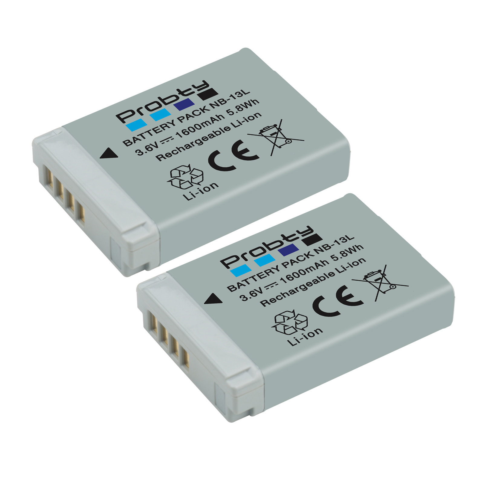 Batería NB-13L NB13L NB 13L de 1600mAh + cargador USB LED para baterías Canon G7 X Mark II G7X G5 X G5X G9 X G9X SX620 SX720 HS
