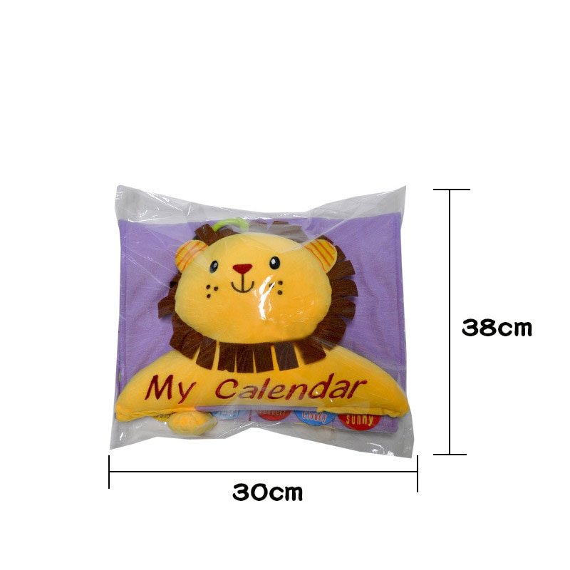 Kids Calendar Fabric Toy Time Learning Weather Seasons Early Educational Hanging Calendars Calendrier Educatif Toys for Children
