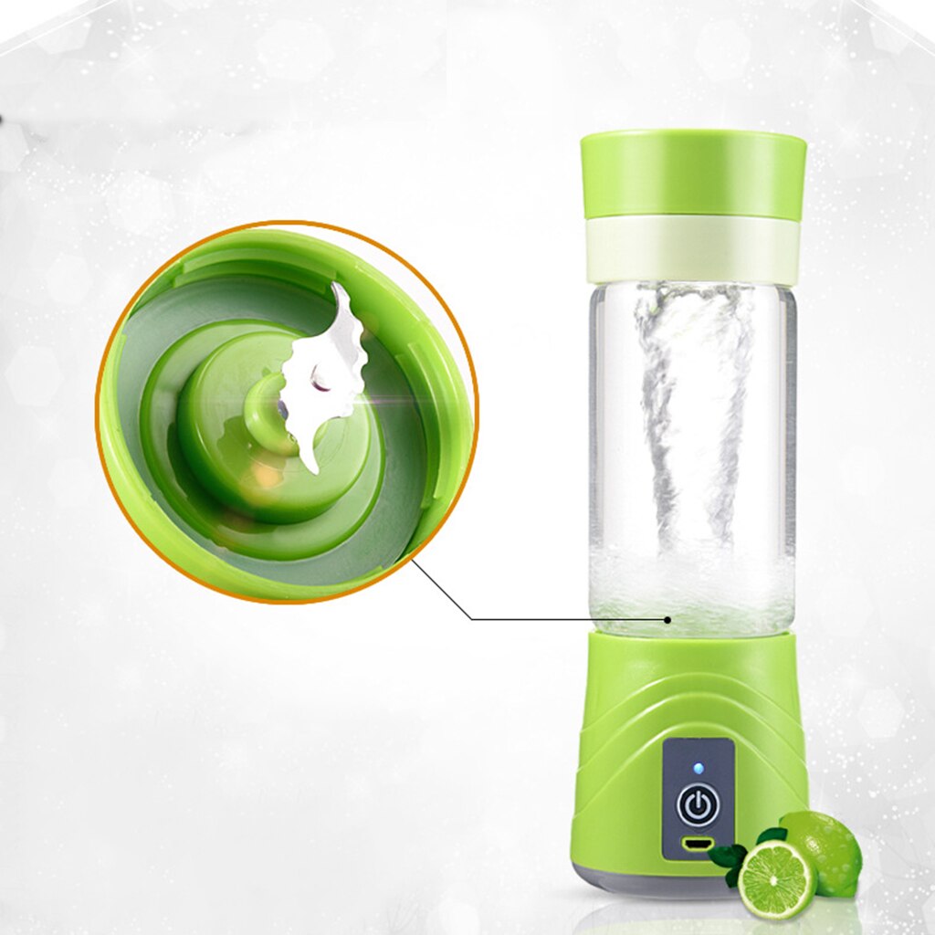 Licuadora portátil, exprimidor eléctrico de frutas, exprimidor de cítricos, vegetales, botella, exprimidor eléctrico de 3 colores