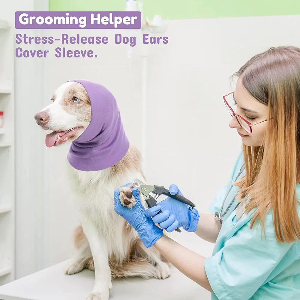 Happy Hoodie for Dogs and Cats - The Original Grooming and Force Drying Miracle Tool for Anxiety Relief and Calming Dogs