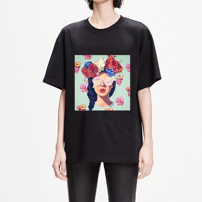 Sommer t-shirts kvinder 3 søde print t-shirt femme harajuku vogue t shirt toppe streetwear sjove t shirts kyku pige t-shirts