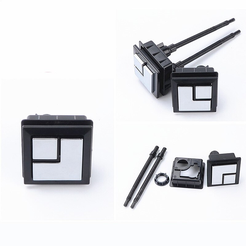 WC closestool flush switch button square double key press water tank toilet push button Toilet Seats water tank valve,JO21017
