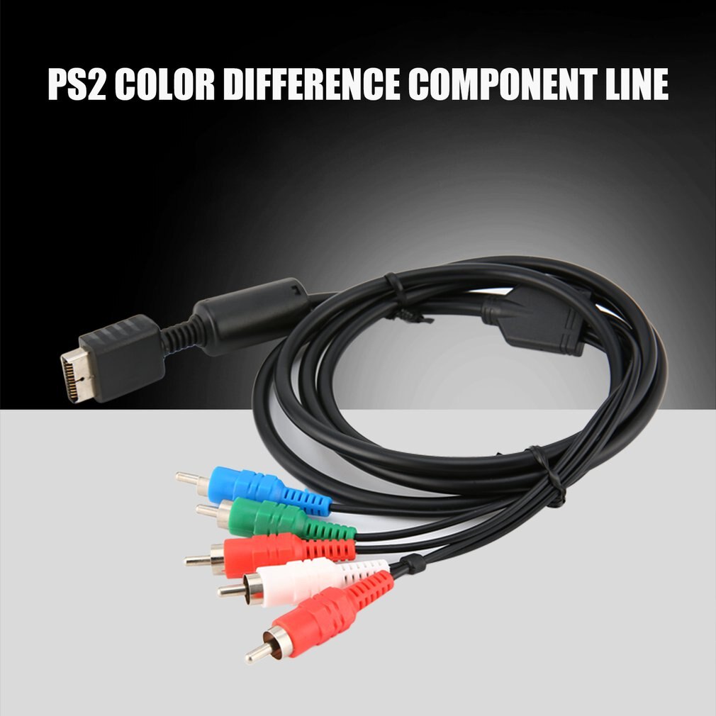 180cm HD Component RCA AV Video Audio Cable Cord for SONY Playstation 2 3 PS2