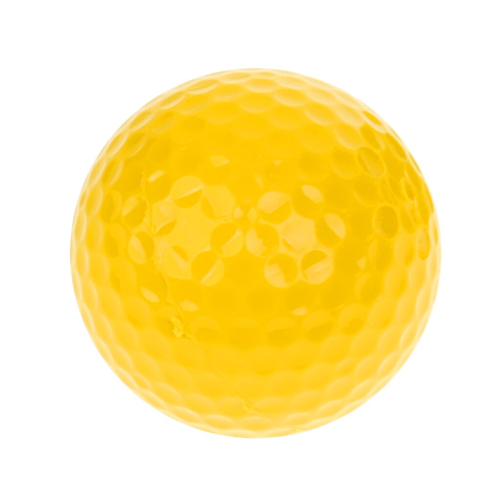 Durezza di compressione flessibile leggera 1 pezzo 90 pallina da golf 392 pallina da golf con foro scimmia giallo 42.6mm