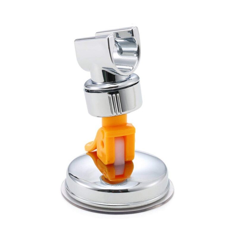 Badkamer Verstelbare Douchekop Holder Rack Beugel Krachtige Zuignap Douche Houder Wandmontage Douche Accessoire: Oranje