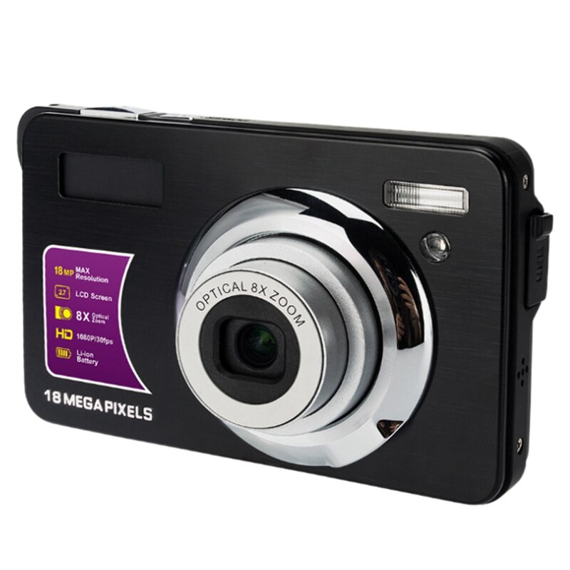 Digital Camera Ultra-Thin 18 Million Pixel HD Digital Camera 720P Home Travel Macro Digital Camera: Default Title