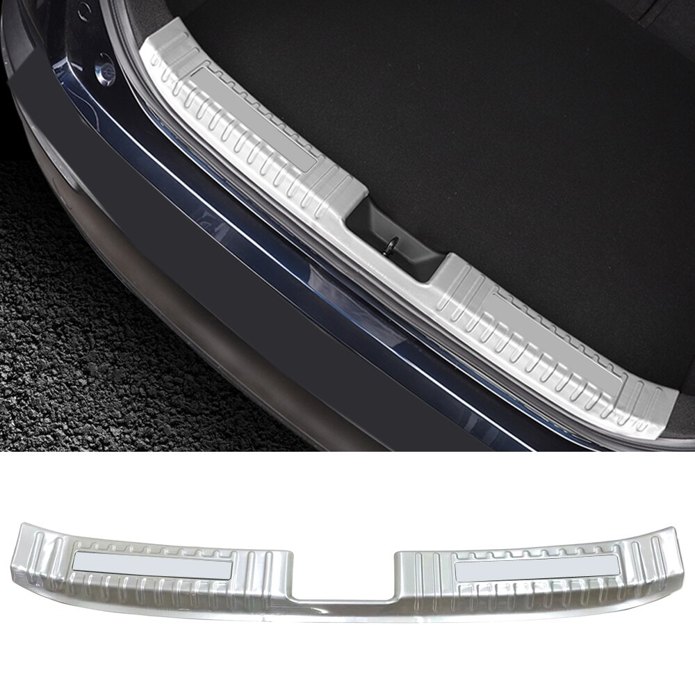 For Mazda CX-30 CX30 Accessories Stainless Steel Rear Bumper Protector Guard Plate Cover Trim Car Styling: inner plate trim