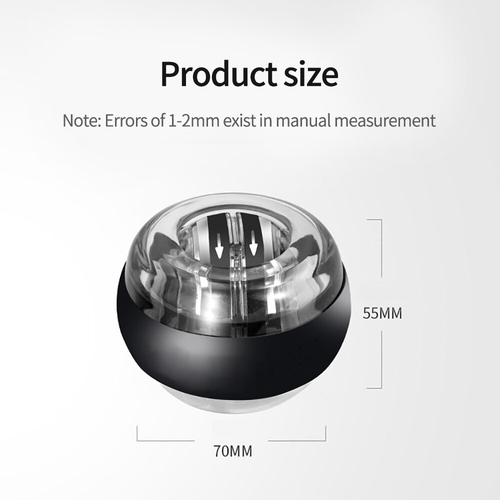 Wrist Ball Trainer LED Gyroball Essential Spinner Gyroscopic Forearm Exerciser Gyro Ball For Mijia Home Fitness Ball Strength