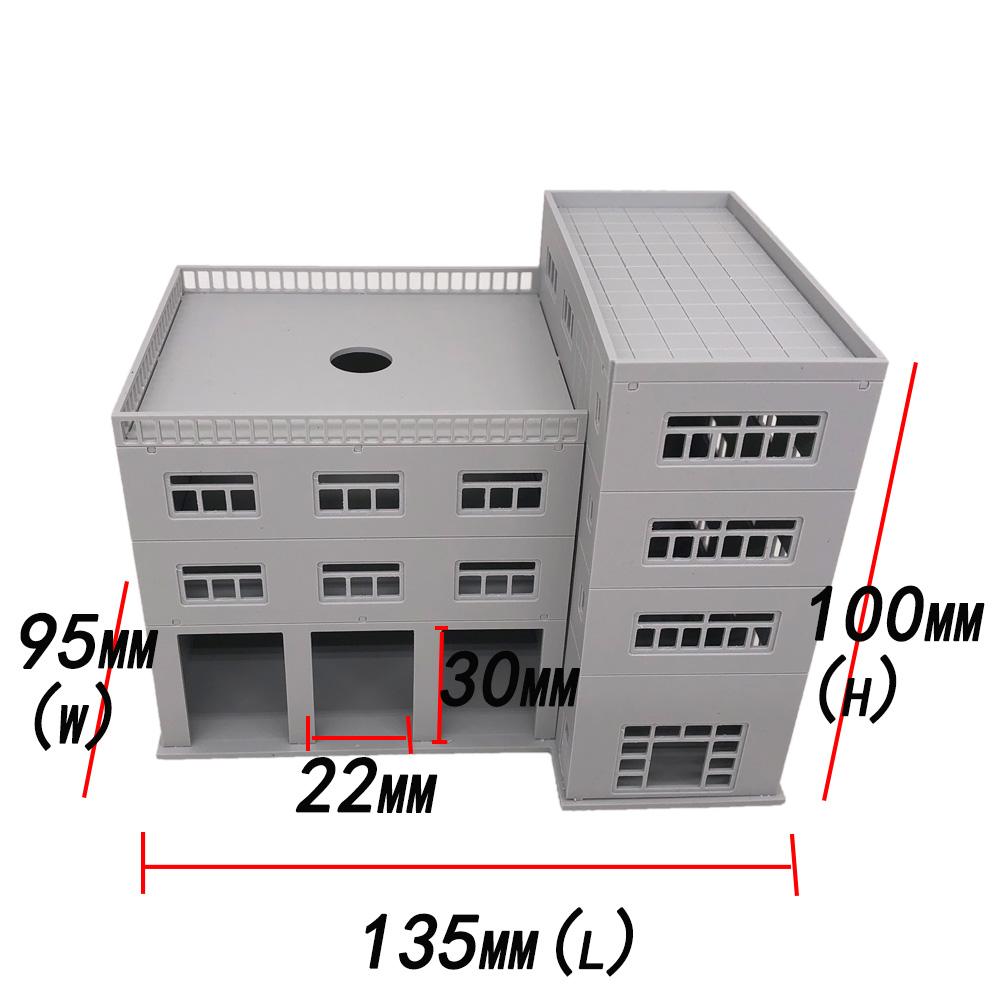 Outland Modellen 3-Kraam Vrachtwagen Garage/Motor Huis N Schaal
