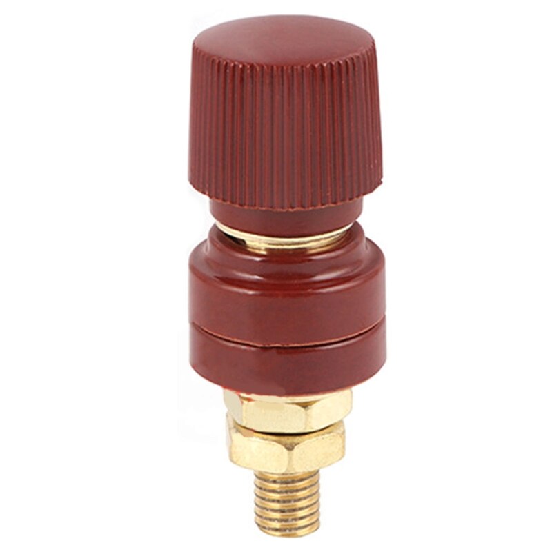 M10 555 10mm Copper Alloy Binding Post Welding Machine Inverter Voltage Stabilizer Power Supply Connect Terminal: Red