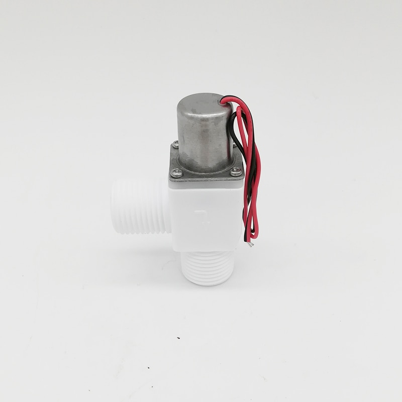 1/2" Plastic Micro Pulse Bistable Solenoid Valve for Sensor Sanitary Bathroom and Urinal Energy Saving Valve