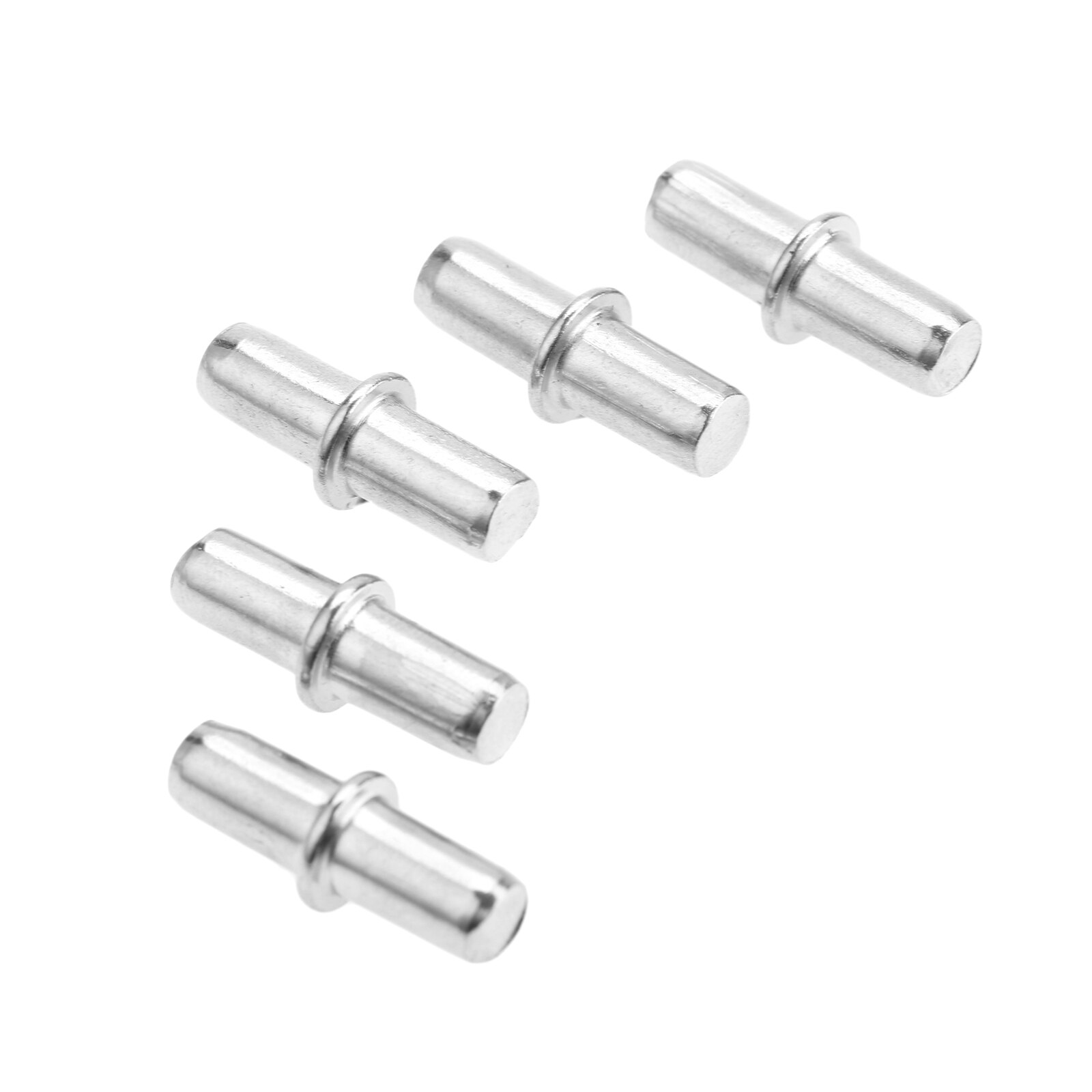 20 stk metalskab garderobe hyldestøtte stifter studs pløkke bogreoler reol opbevaring badeværelse bruser glasbeslag 5 x 15mm/19mm: 5 x 19mm