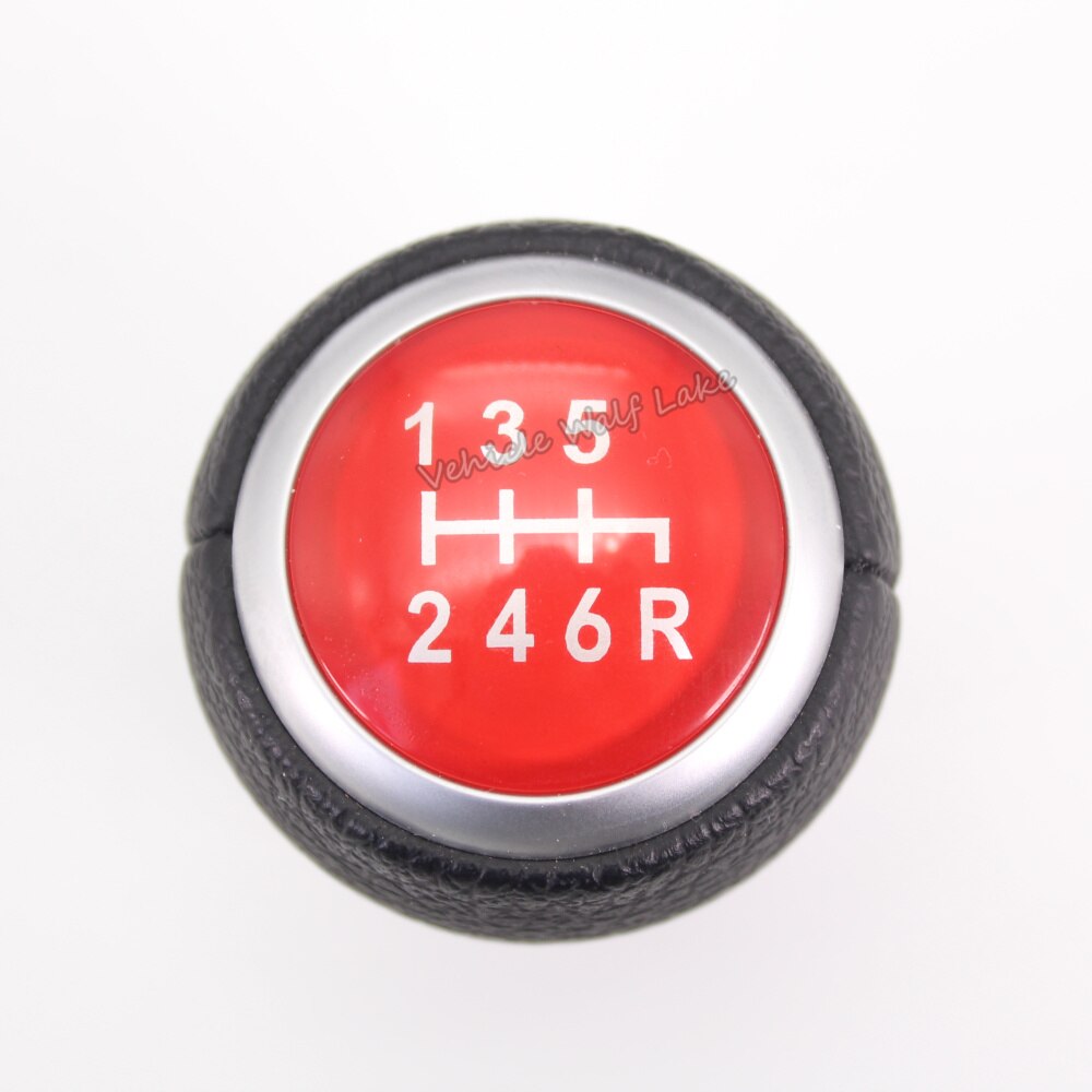 For Subaru Outback car-styling 6 speed Leather Gear stick shift knob