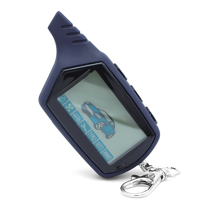 Starline A91 Two way LCD Remote Control Key Fob Chain Keychain Vehicle Security Two Way Car Alarm System Starline A91