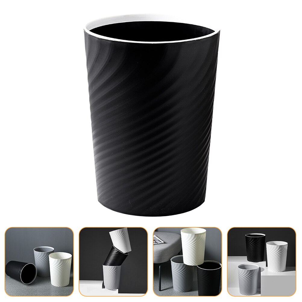 Office Home Use Ash-bin Round Shape Garbage Bucket Household Furnishing