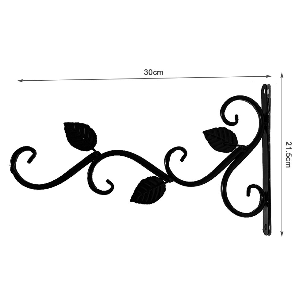 Panier à plantes en métal, crochet mural suspendu pour pot de fleurs, décoration de jardin, balcon