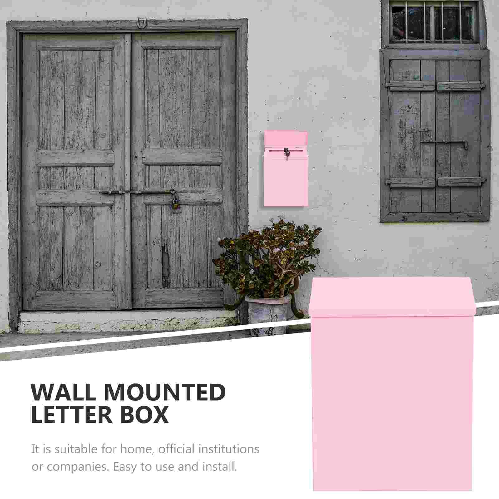 Household Letter Box Wall-mounted Mail Box Multi-function Box Letter Accessory