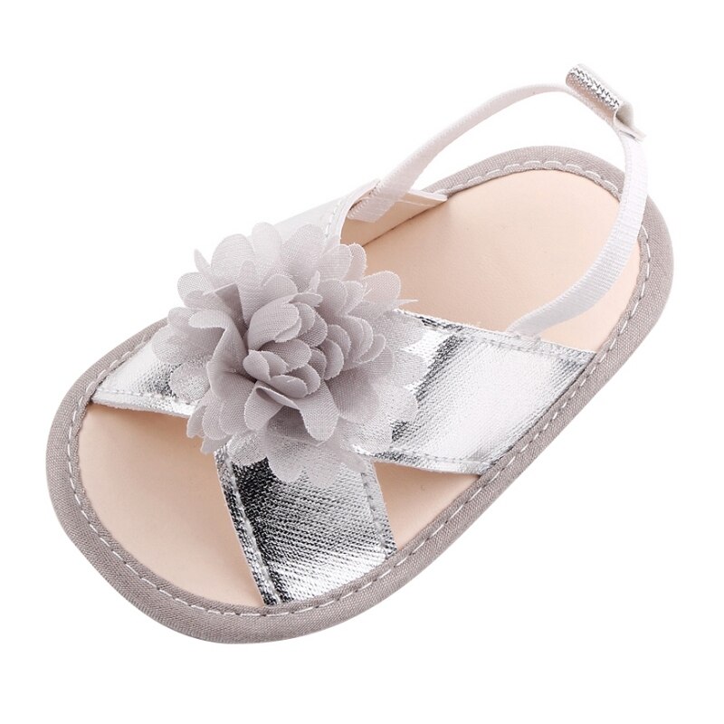 Bobora Summer Flower scarpe basse scarpe da spiaggia primi camminatori sandali per bambina suola morbida per neonato: S / 7-12 mesi