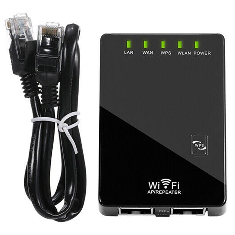 Wireless Wifi Repeater Mini Wifi Signal Extender Amplifier Long Range 300M Wi-Fi Booster Repeater for Computer Eu Plug: Default Title