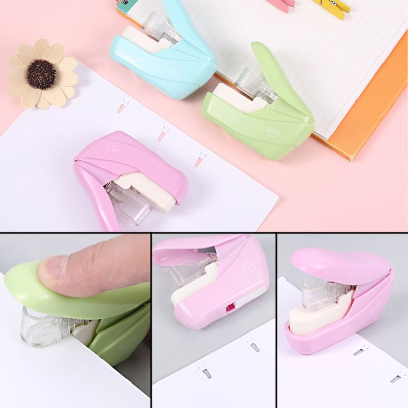 No Nails Stapling Machine Mini Cute Book Stapler No Staples required Stapleless Stapler Paper Stapling Stapler