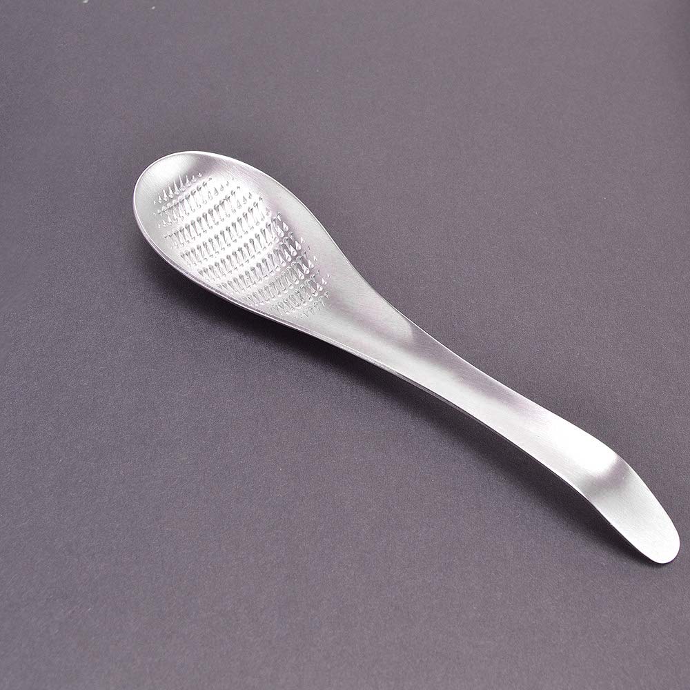 Stainless Steel Lemon Zester Mixer Ginger Grater Wasabi Garlic Grinding Portable Tools Cheese Grater Mixing Spoon BS