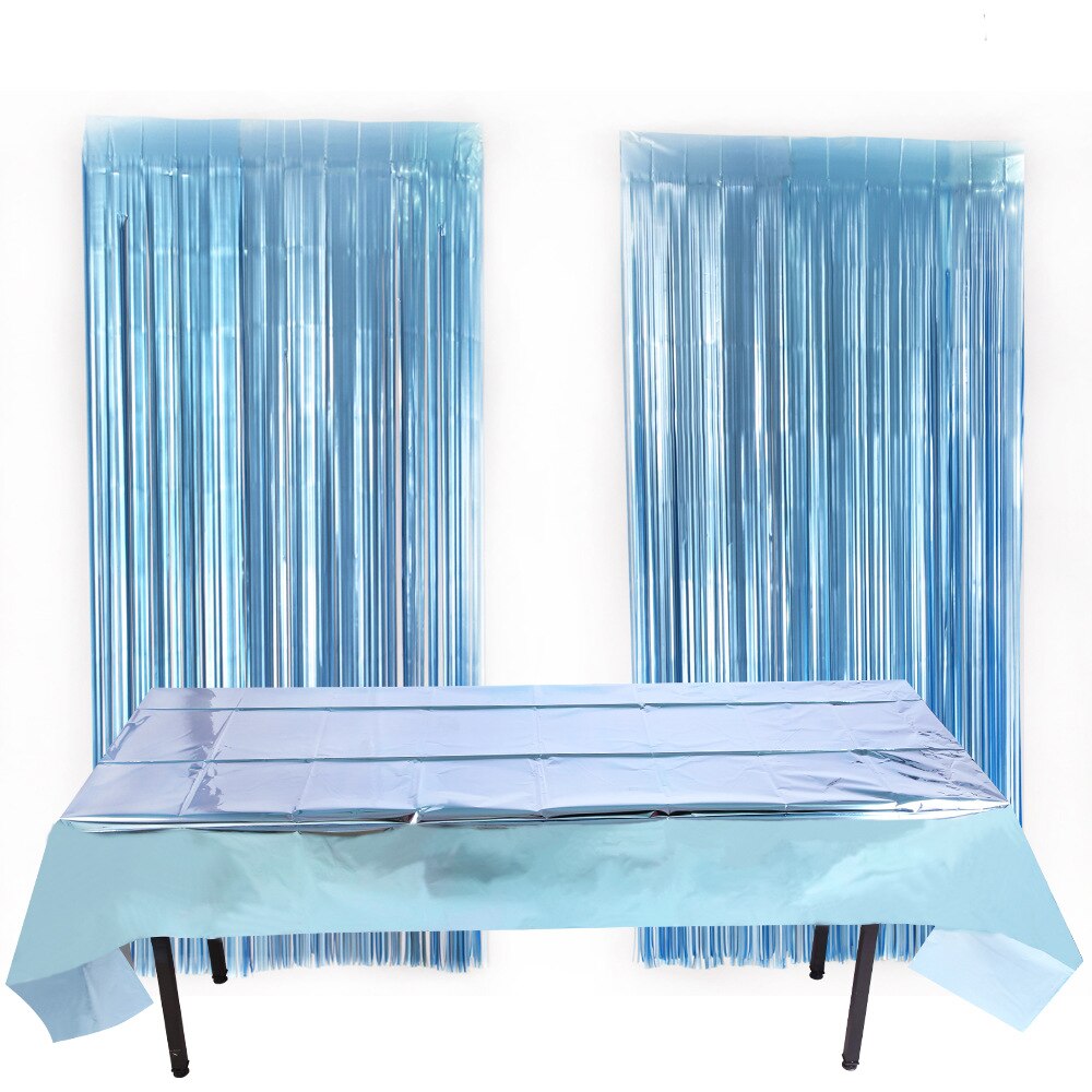 60 x 180cm vandtæt dug glitter folie fest rosa guld borddæksel rektangulær fødselsdag dug bryllup fødselsdag