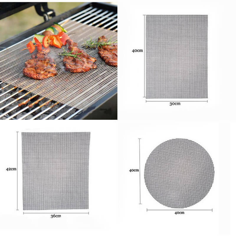 Non-stick grill grillmattor bbq baknät bbq grillverktyg värmebeständighet bbq tillbehör utomhus köksredskap verktyg