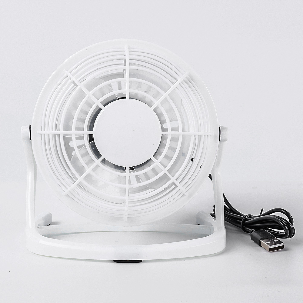 Desk USB Silent Fan Cooler For Laptop Notebook PC Desktop Summer Cooling Fans 180 Degree Rotation 4 Blades USB Mini Fan