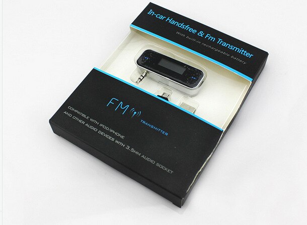 3.5mm FM Transmitter Mini Wireless Car MP3 Player In Car Hands Free Music Audio Transmitter for IPhone 4 5 6 6S Plus Samsung