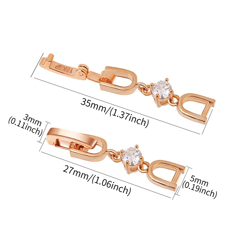 WEIMANJINGDIAN Weiß/Rose Gold Farbe Überzogen Verlängerung/Erweiterung Schließe für Armbinde oder Halskette