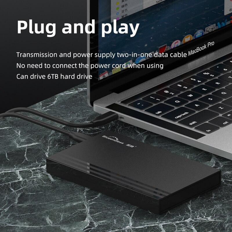 product HDD Enclosure Sata to USB 3.0 Up to 10Gbps High Speed Hard Drive Case for Macbook PC Laptop Accessories