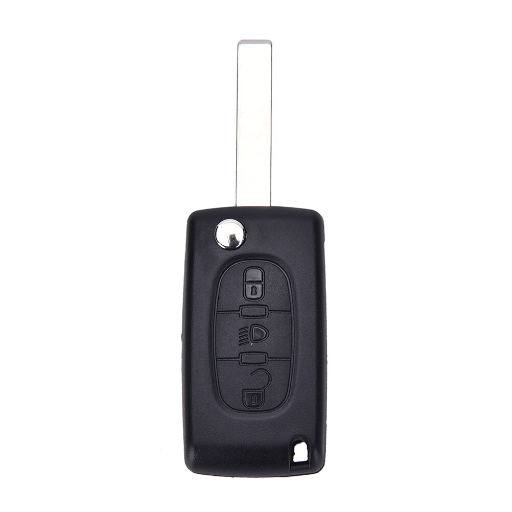 Flip Key 3 Buttons Remote Case Fob Shell For Citroen C4 Picasso CE0536