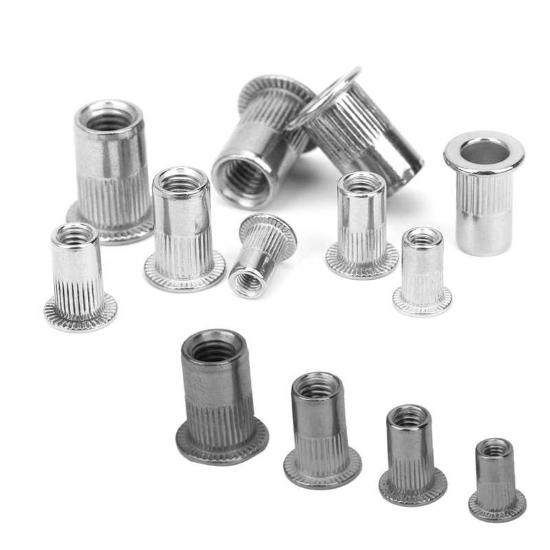 screw thread repair metric threaded inserts Stainless Steel Mixed M3 M4 M6 Rivet Nut Insert Nuts Kit Hardware