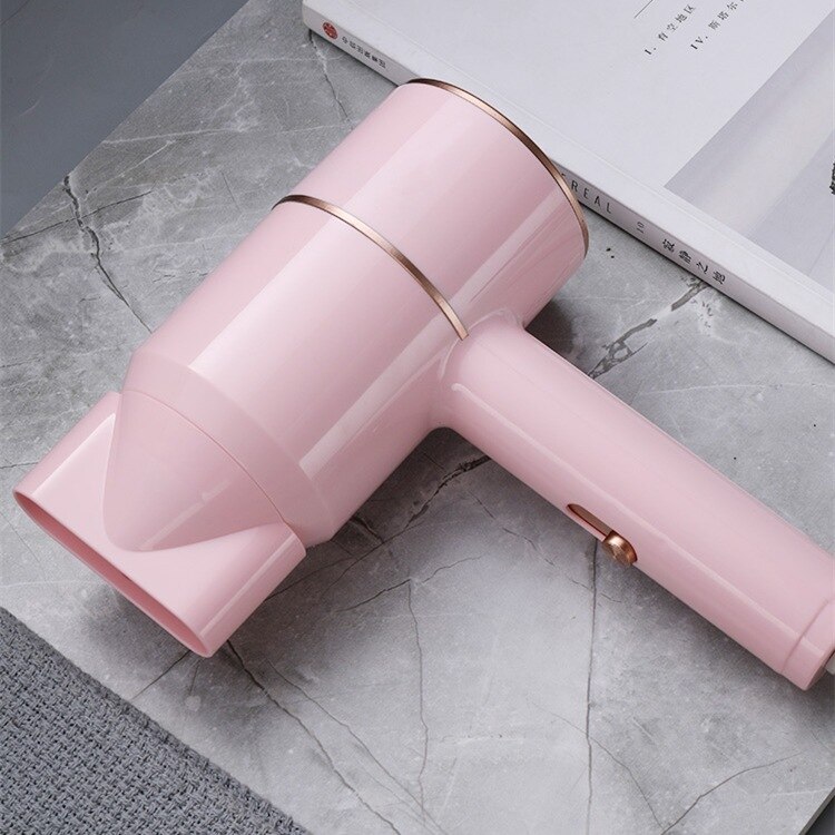 European and American hair dryer silent explosion models hair dryer negative ion hair dryer household appliances: PINK