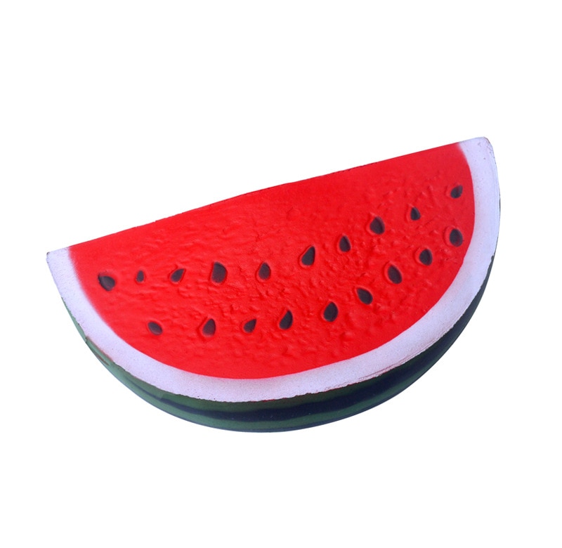 Jumbo Kawaii Big Watermelon Squishy Simulated Fruit Slow Rising Bread Scented Squeeze Toy Stress Relief for Kid Xmas